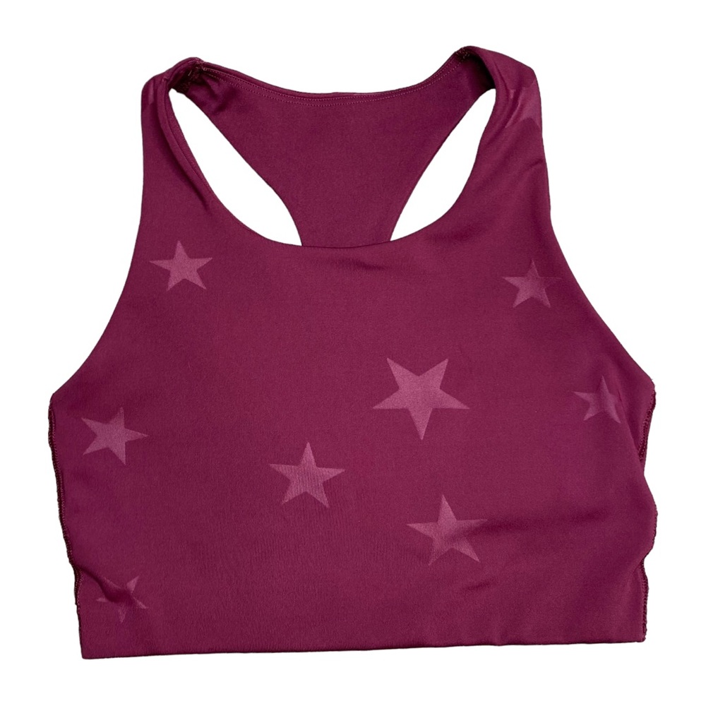 Gap Fit Blackout Technology Sports Bra Star Print XS